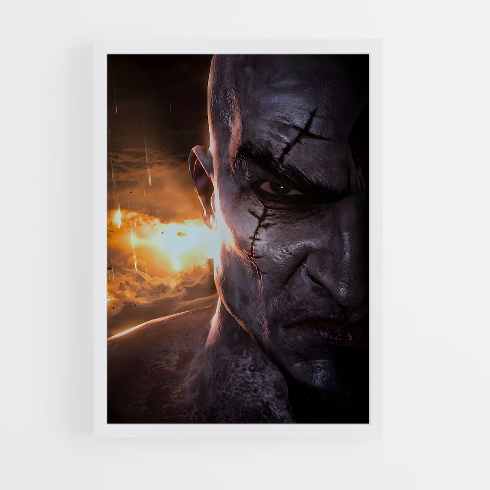 ap-god of war-6 cadre Blanc