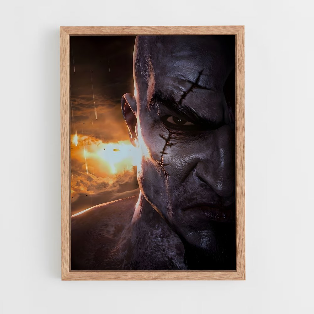 ap-god of war-6 cadre Bois clair