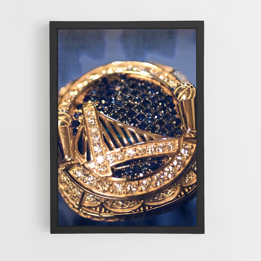 ap-golden state warriors-5 cadre Noir