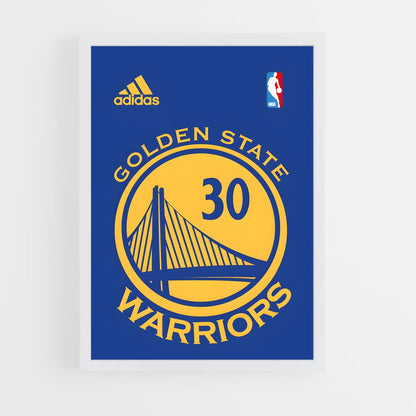 ap-golden state warriors-6 cadre Blanc