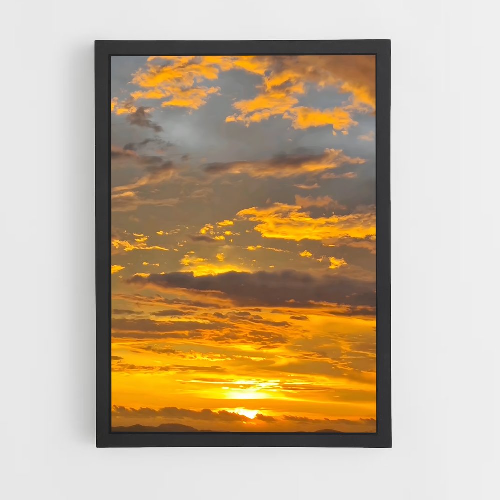 ap-golden sunset-13 cadre Noir