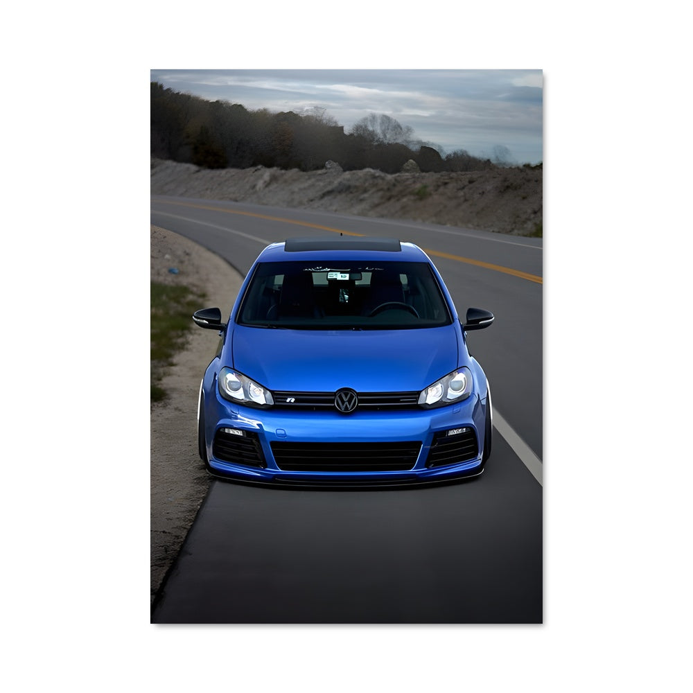 Poster Road Trip Blue