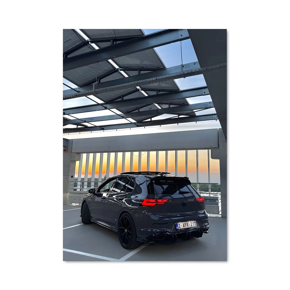 Poster Golf Noir Élégance