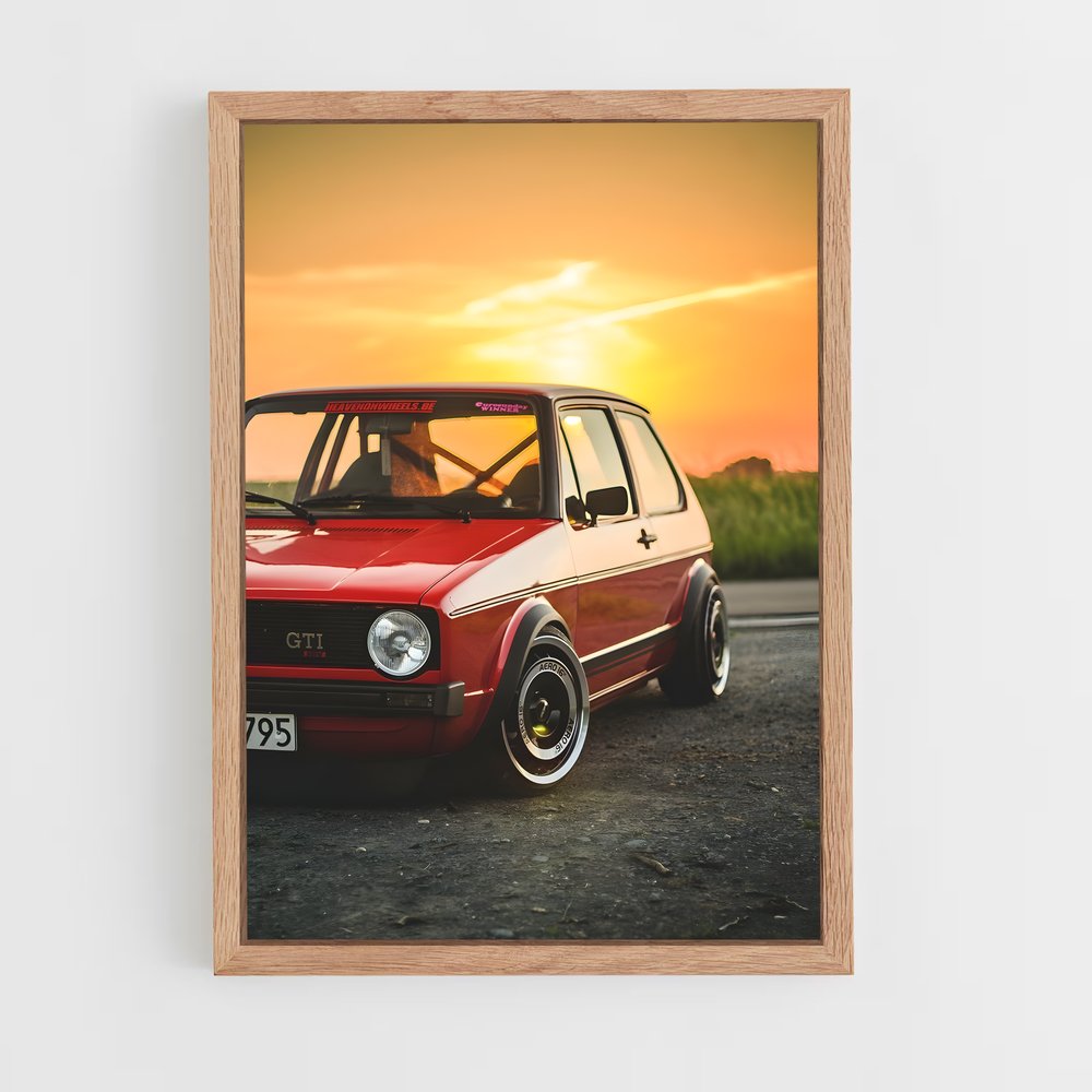 ap-golf gti mk1-1 cadre Bois clair