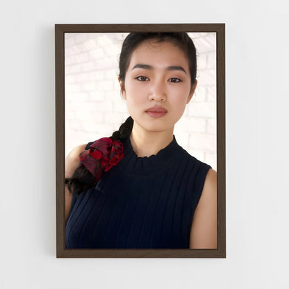 ap-gong li-6 cadre Bois foncé