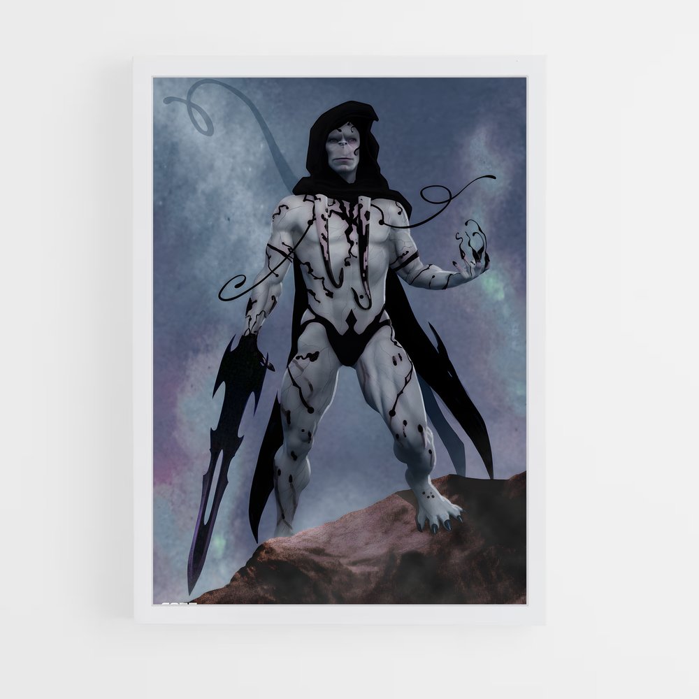 ap-gorr the god butcher-6 cadre Blanc
