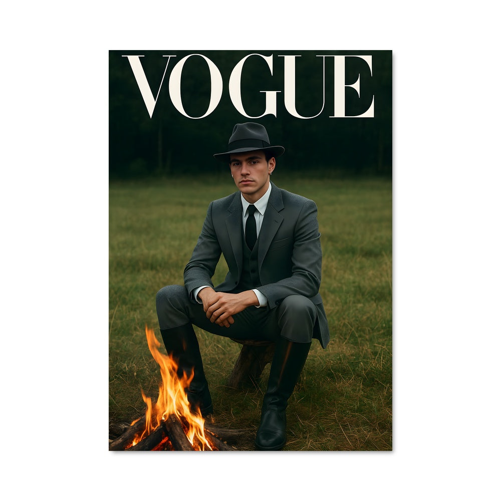 Poster Charme au Coin du Feu