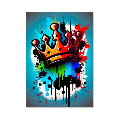 Poster Crowned Graffiti