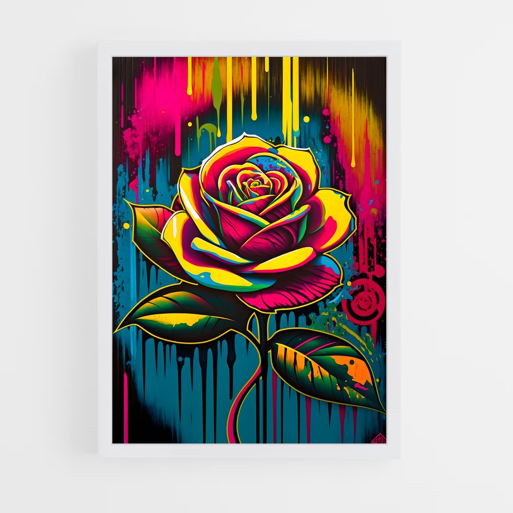 ap-graffiti art-12 cadre Blanc