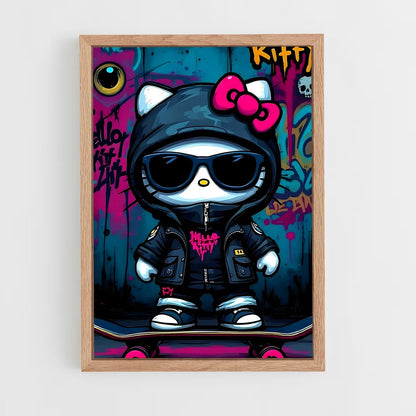 ap-graffiti art-8 cadre Bois clair