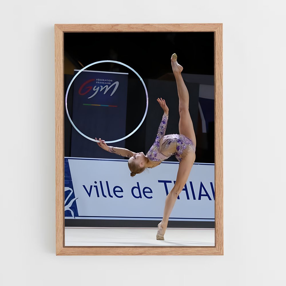 ap-grand prix series gymnastics-2 cadre Bois clair