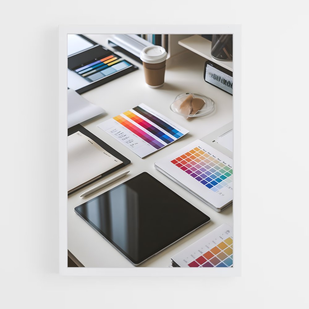 ap-graphic designer-3 cadre Blanc