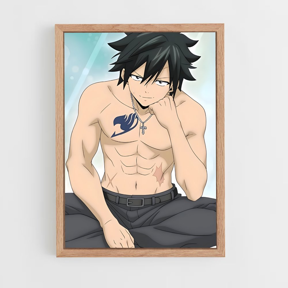 ap-gray fullbuster-6 cadre Bois clair