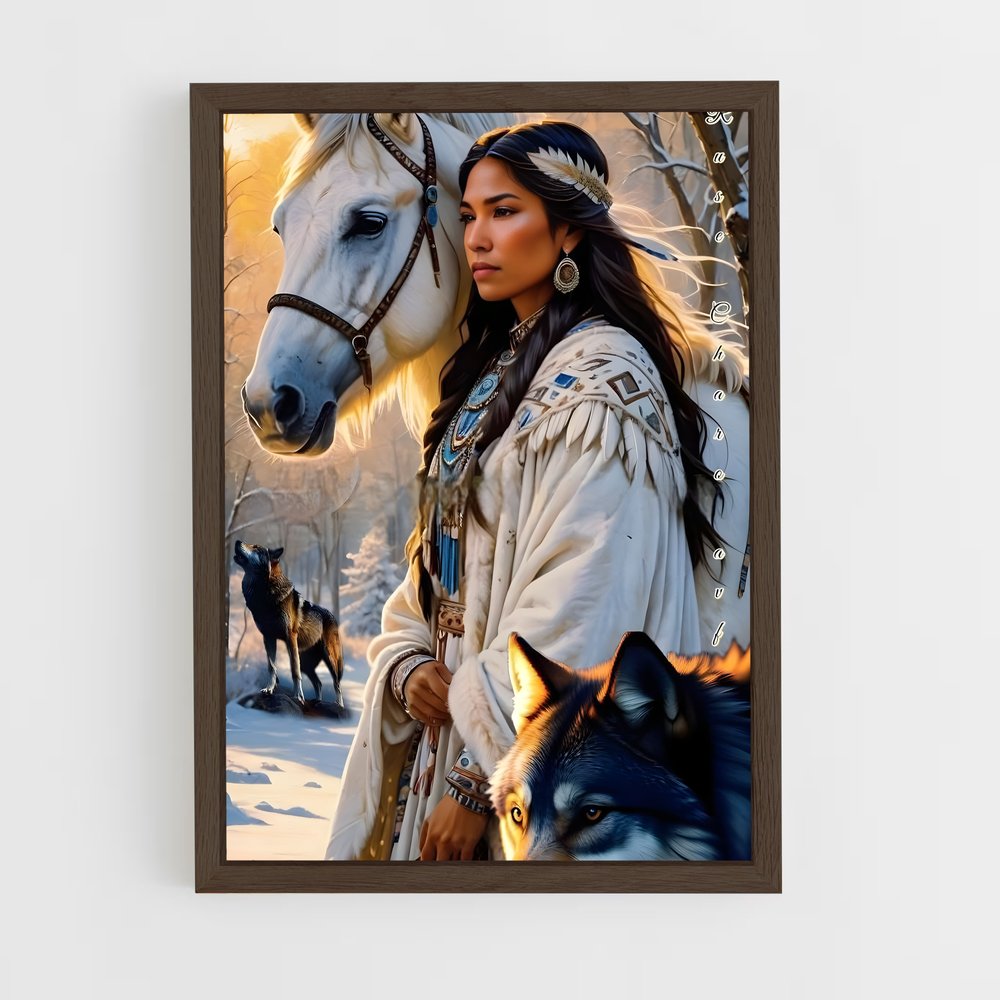 ap-great spirit-4 cadre Bois foncé