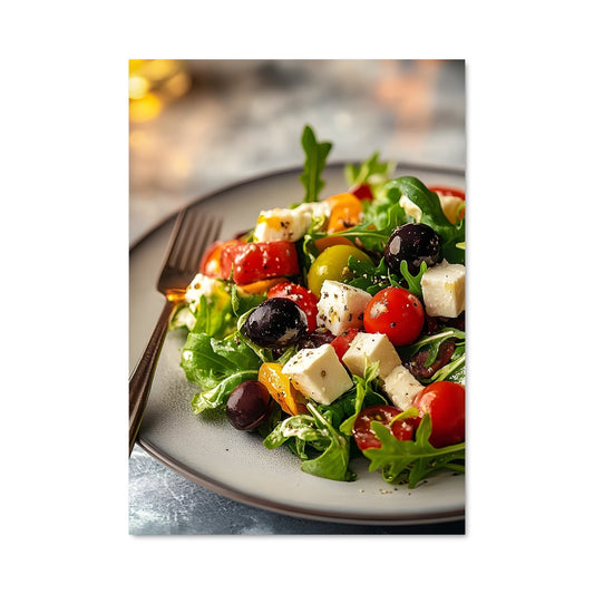Poster Salade Hellénique