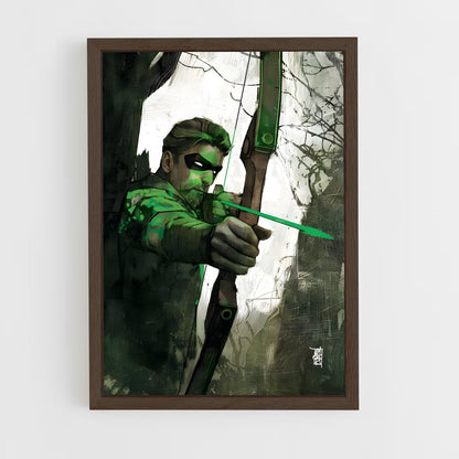 ap-green arrow-5 cadre Bois foncé