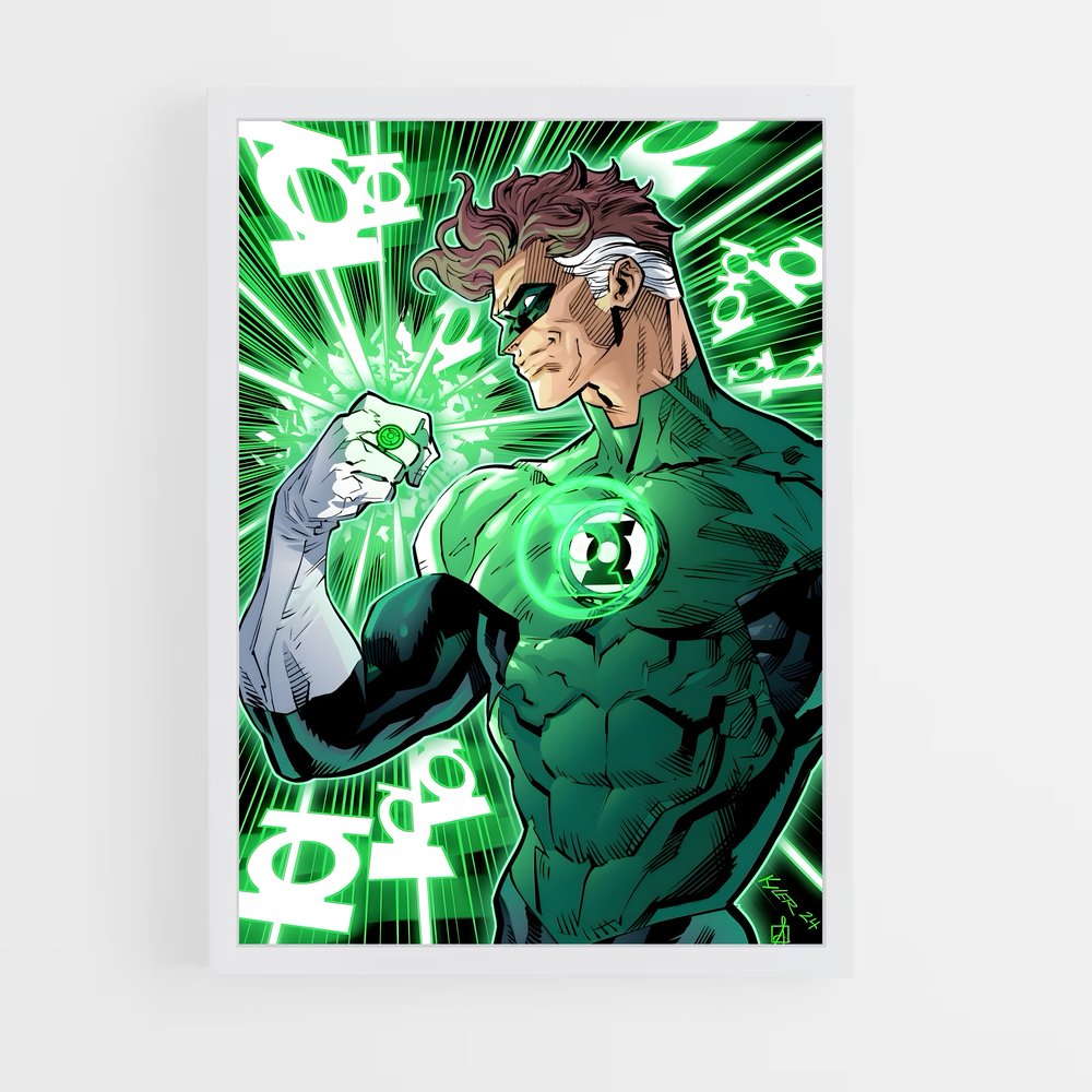 ap-green lantern-3 cadre Blanc