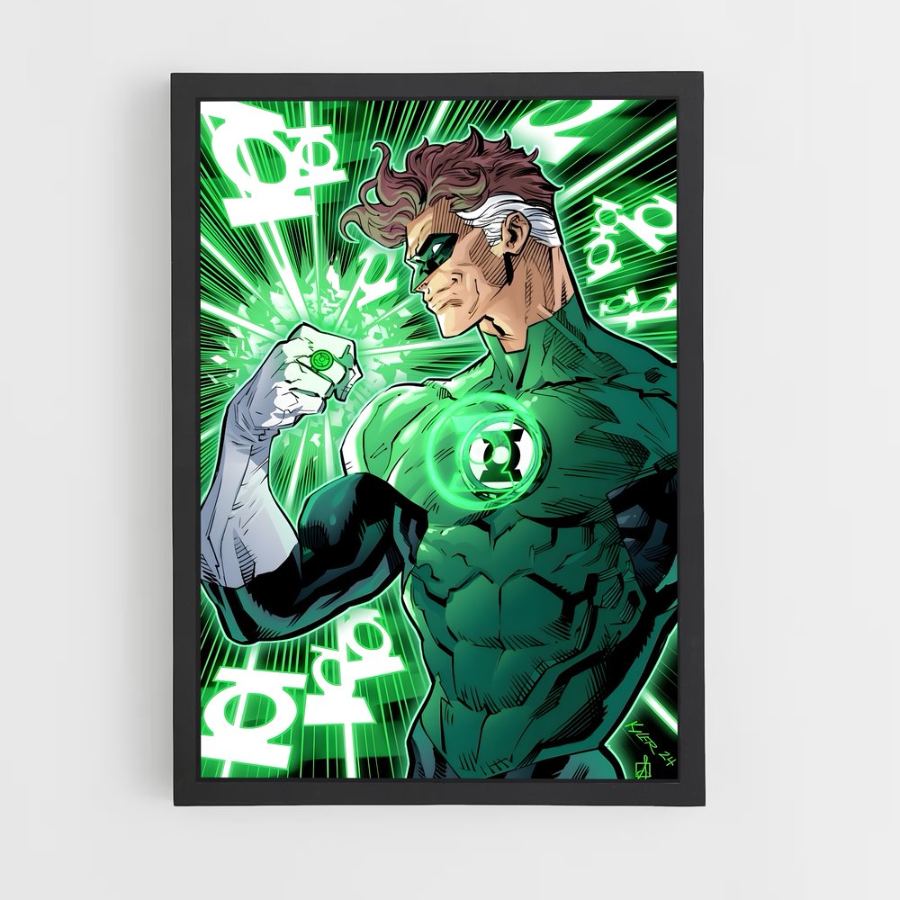ap-green lantern-3 cadre Noir
