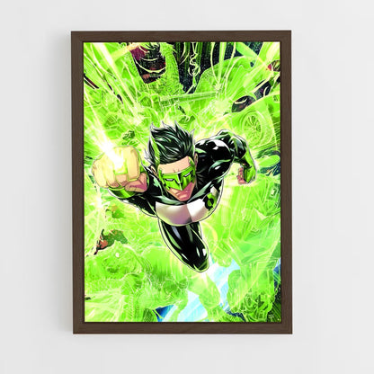ap-green lantern-7 cadre Bois foncé
