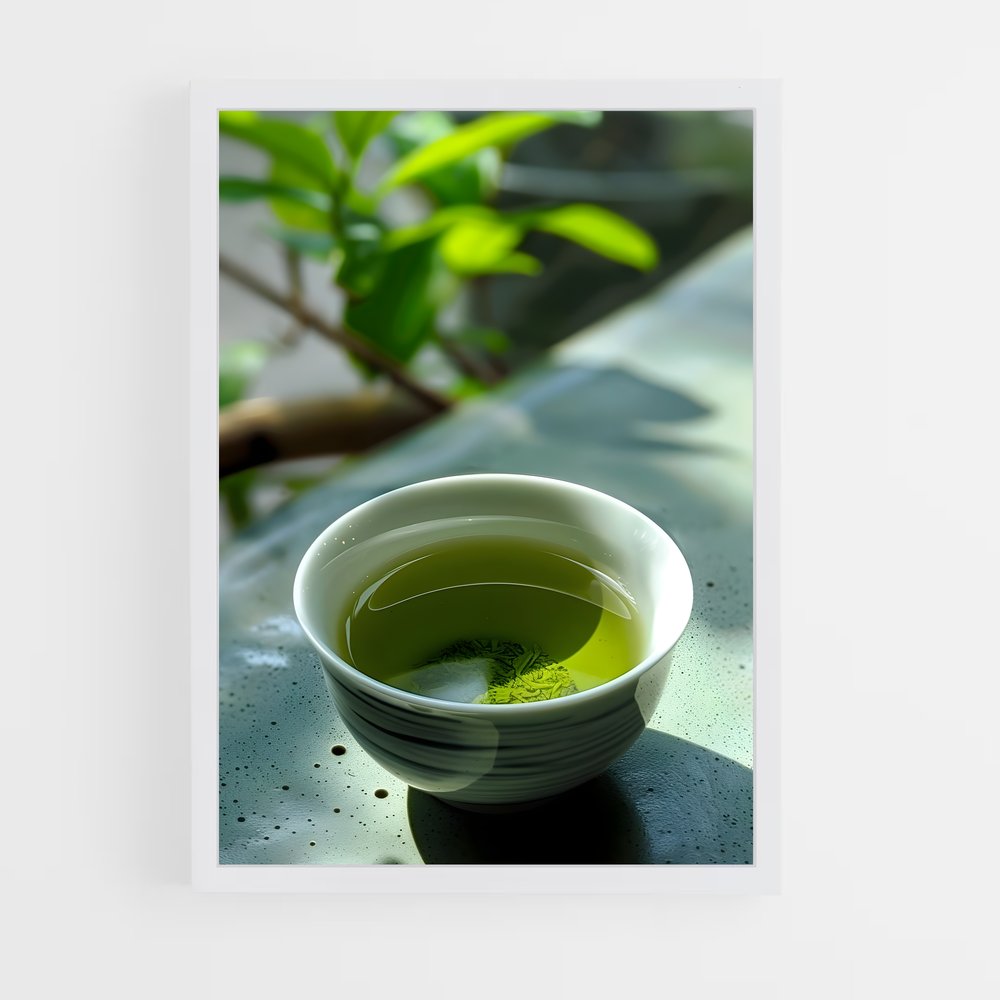 ap-green tea-2 cadre Blanc