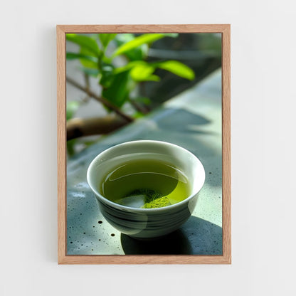 ap-green tea-2 cadre Bois clair