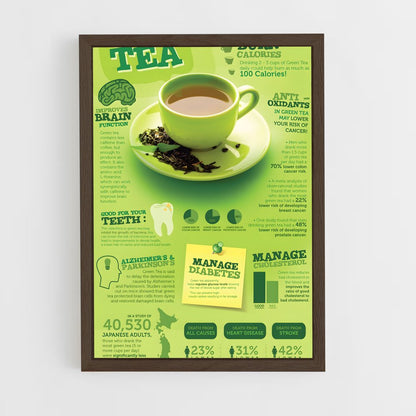 ap-green tea-4 cadre Bois foncé