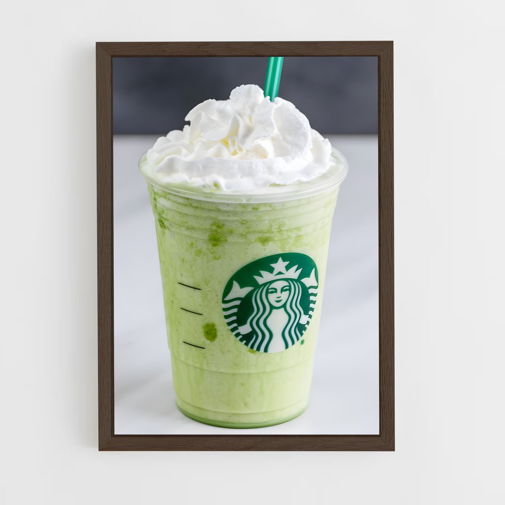 ap-green tea-5 cadre Bois foncé