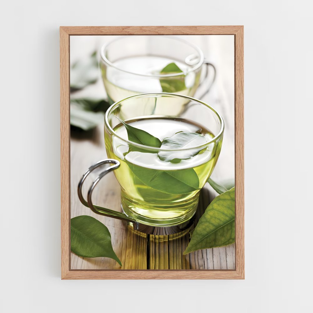 ap-green tea-6 cadre Bois clair