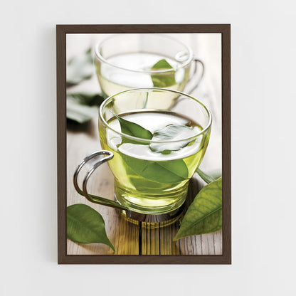 ap-green tea-6 cadre Bois foncé