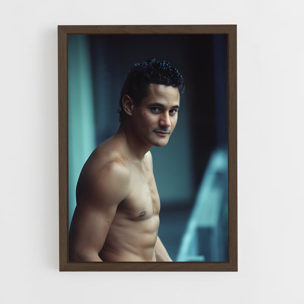 ap-greg louganis-2 cadre Bois foncé