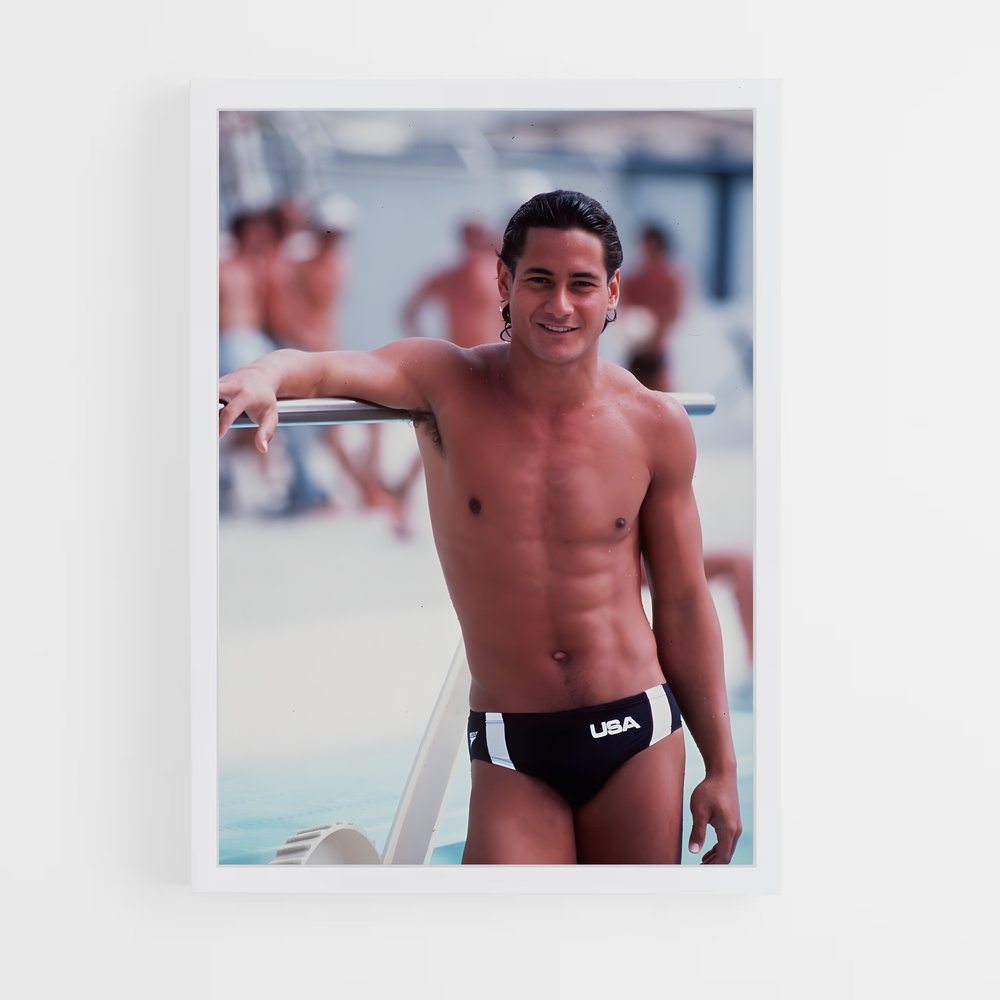 ap-greg louganis-4 cadre Blanc