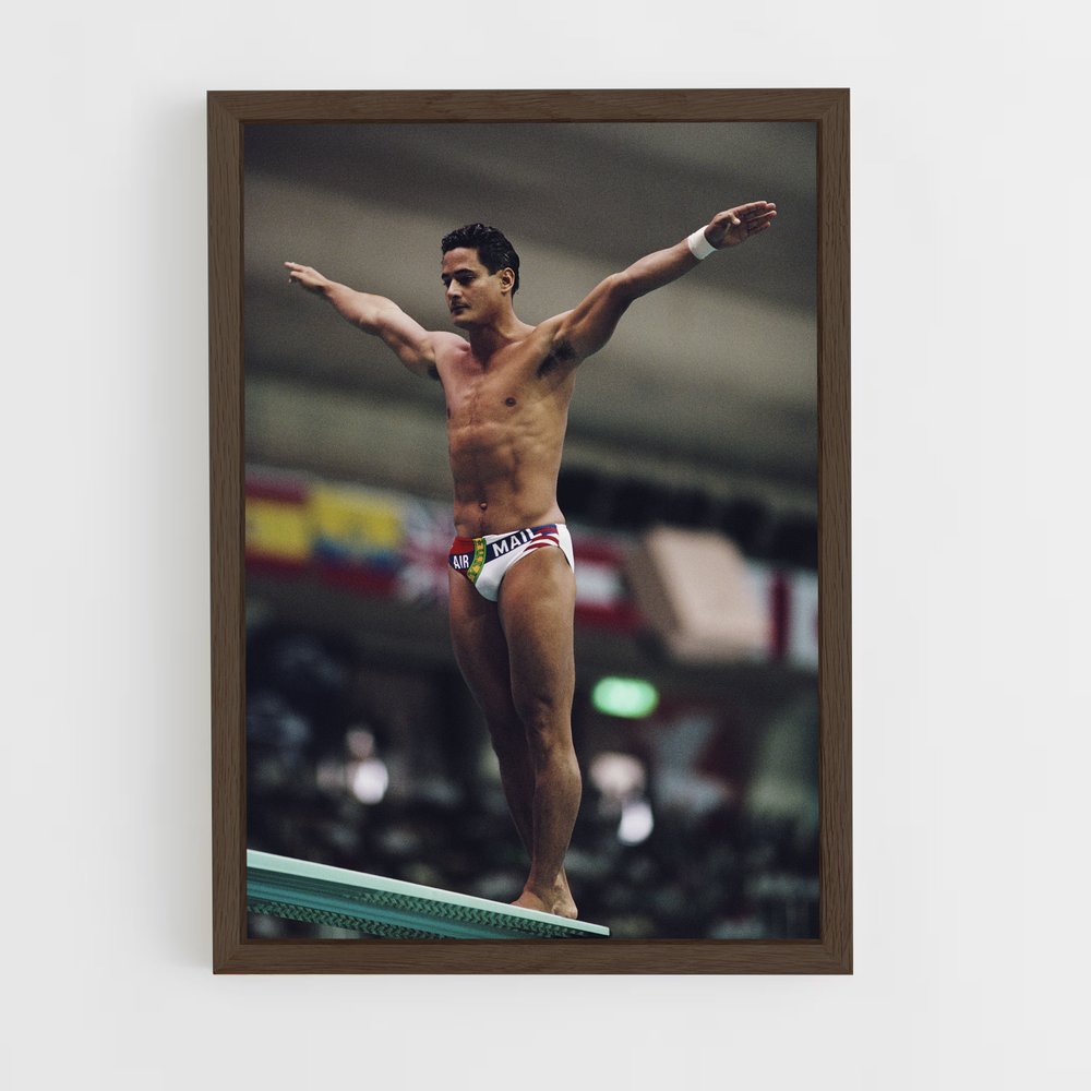 ap-greg louganis-5 cadre Bois foncé