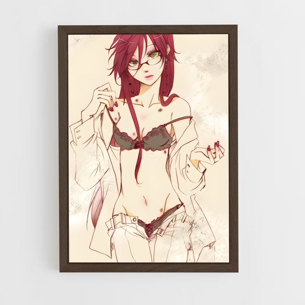 ap-grell sutcliff-2 cadre Bois foncé