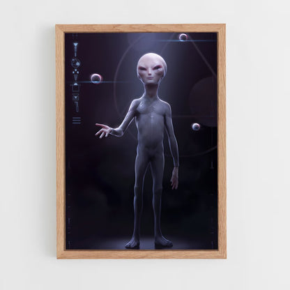 ap-grey alien-8 cadre Bois clair