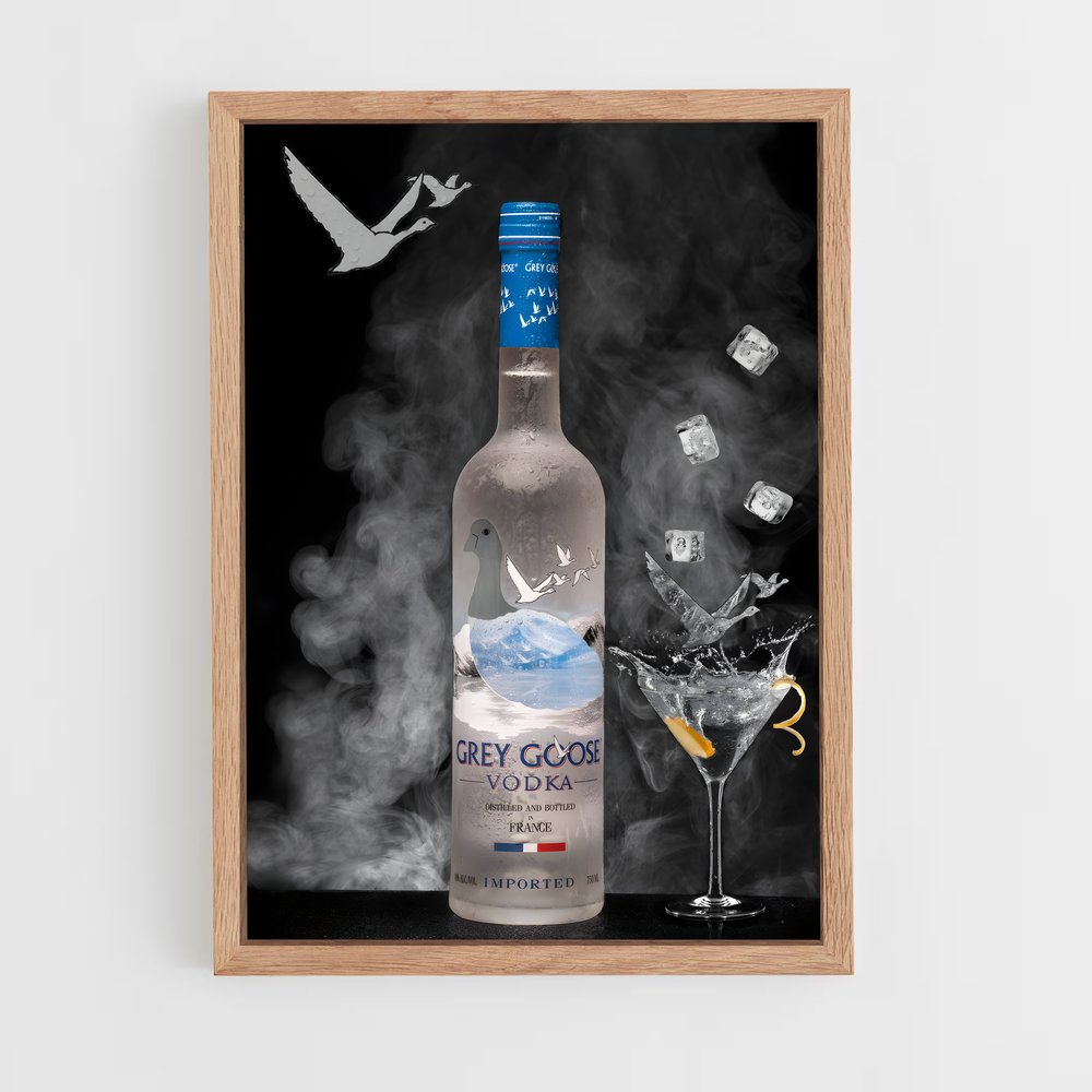 ap-grey goose-2 cadre Bois clair