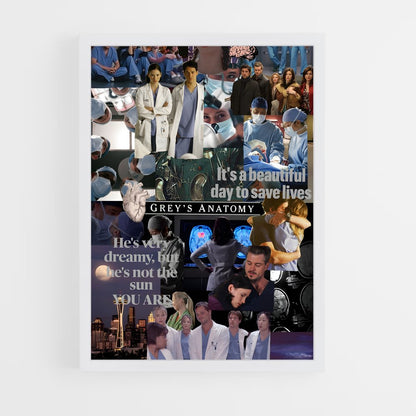 ap-greys anatomy-4 cadre Blanc