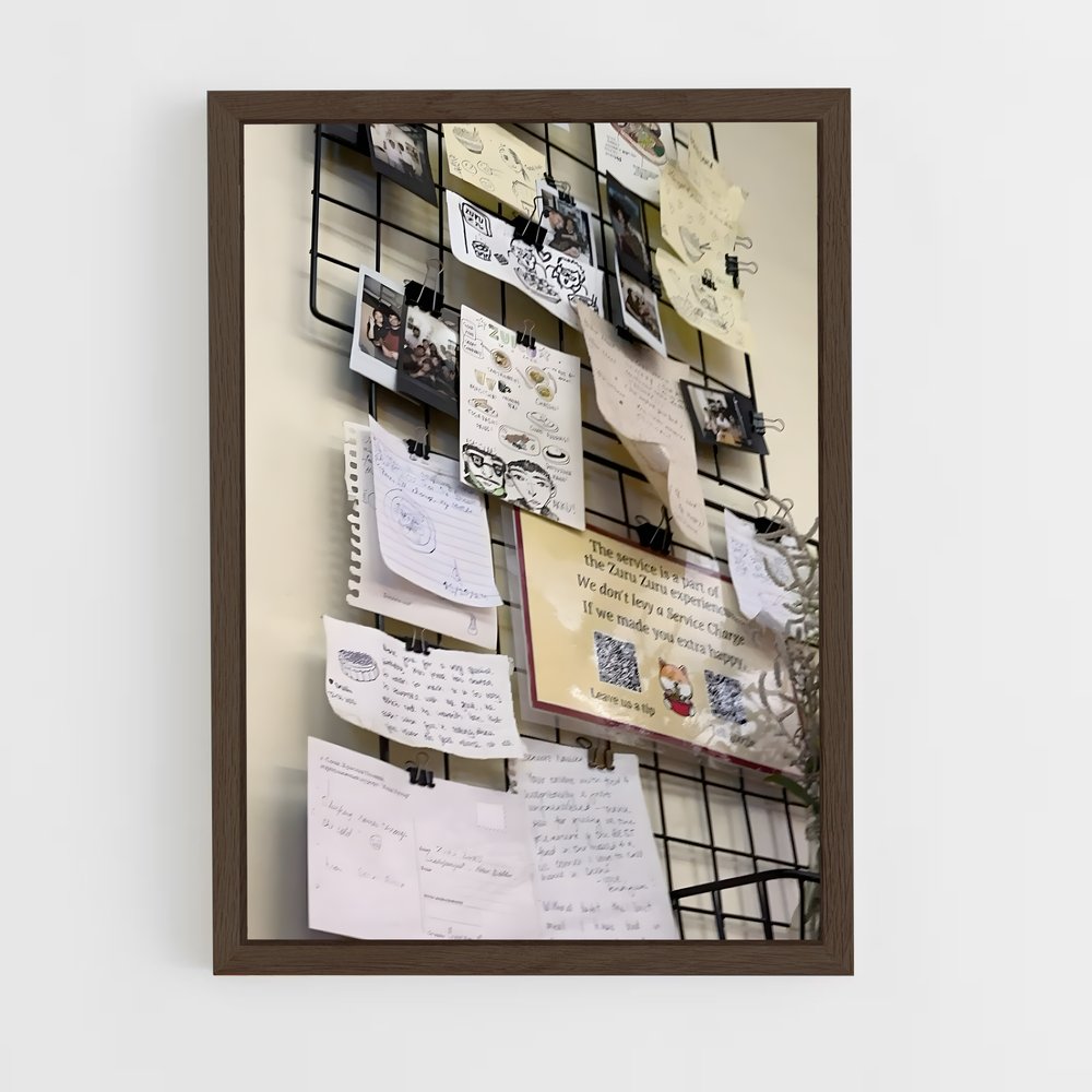 ap-grid-5 cadre Bois foncé