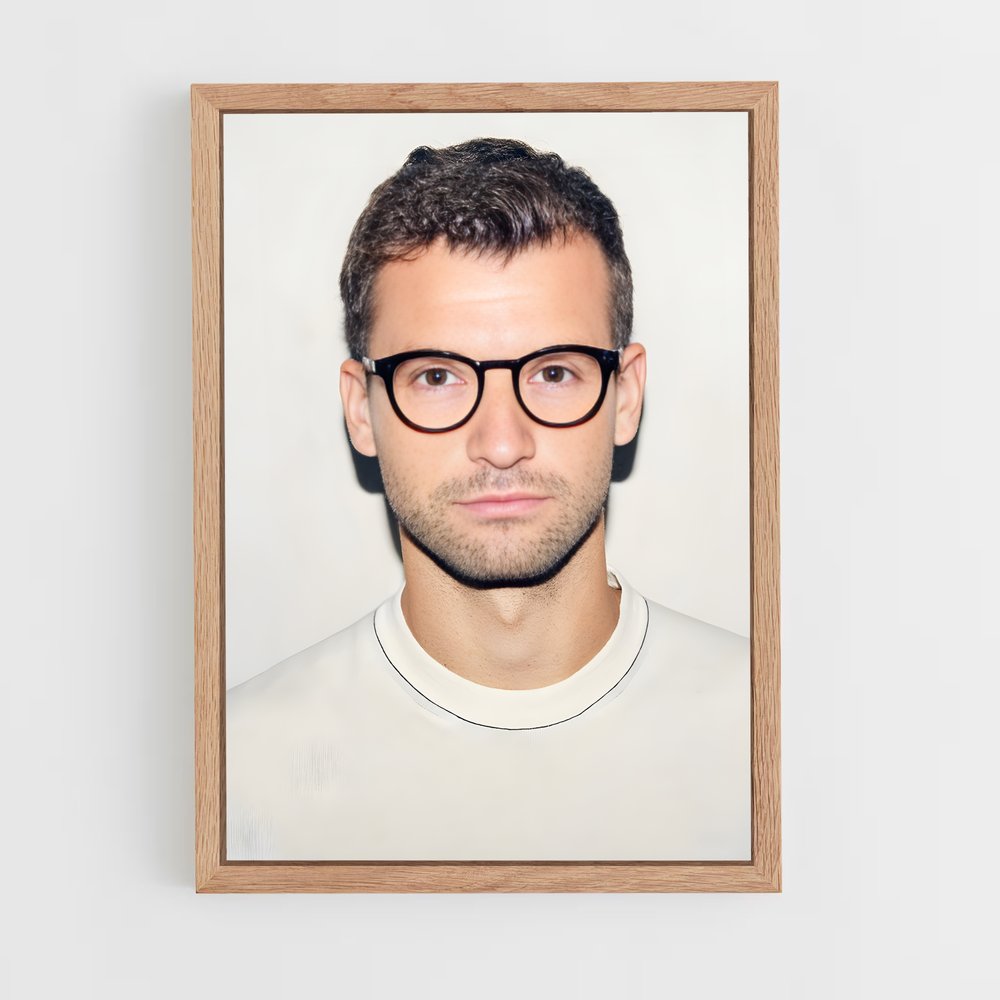 ap-grigor dimitrov-10 cadre Bois clair