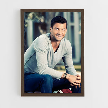 ap-grigor dimitrov-9 cadre Bois foncé