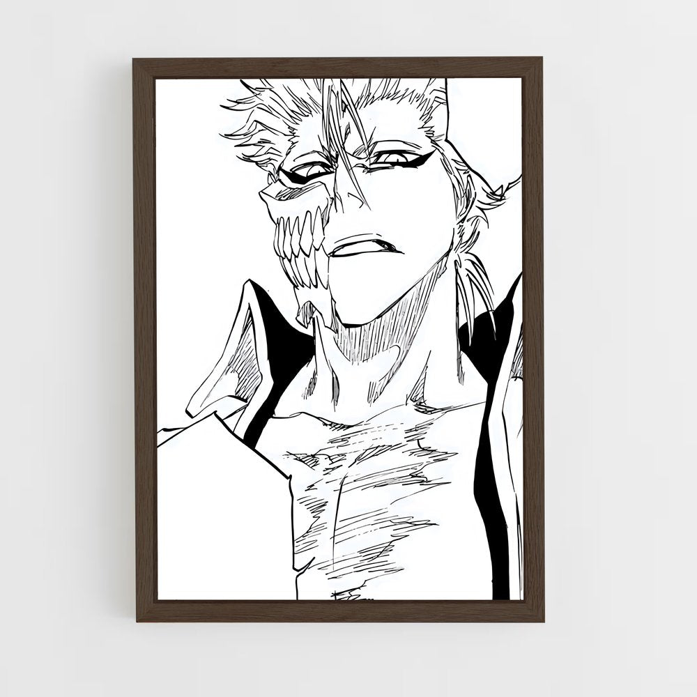 ap-grimmjow jaegerjaquez-8 cadre Bois foncé