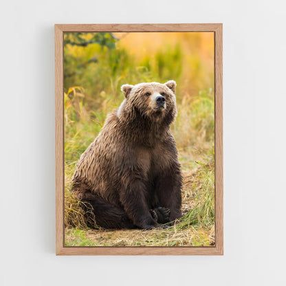 ap-grizzly bear-5 cadre Bois clair