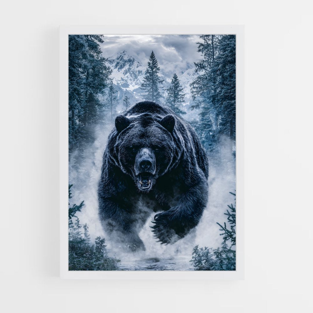 ap-grizzly bear-6 cadre Blanc