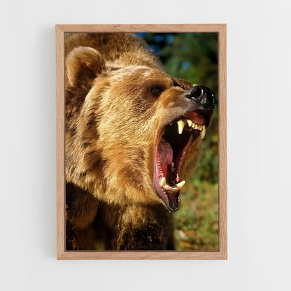 ap-grizzly bear-8 cadre Bois clair