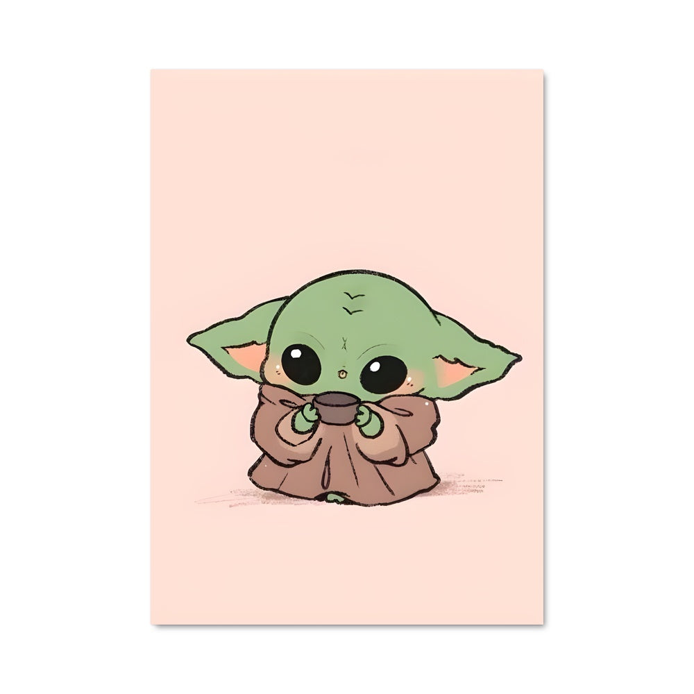 Poster Baby Yoda Vibes