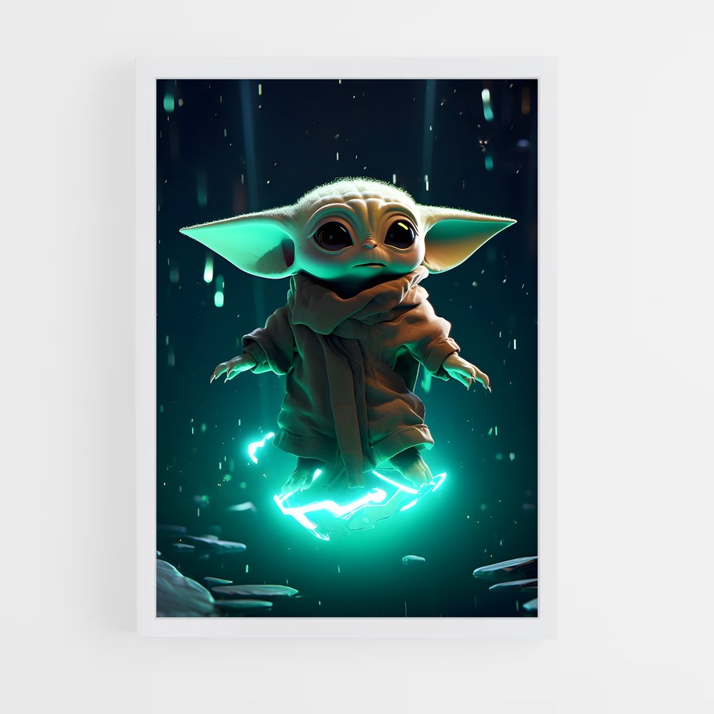 ap-grogu baby yoda-1 cadre Blanc