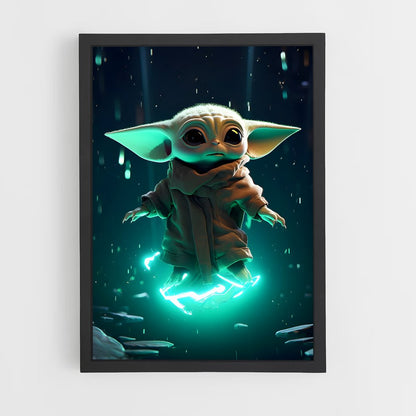 ap-grogu baby yoda-1 cadre Noir