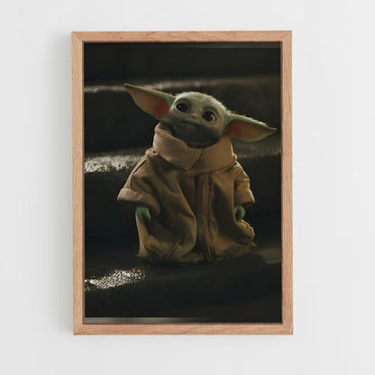 ap-grogu baby yoda-4 cadre Bois clair