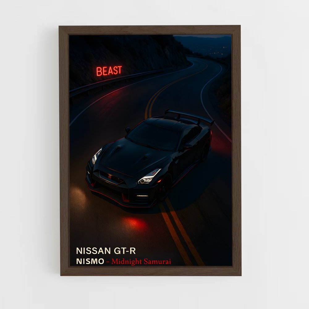 ap-gt-r nismo-13 cadre Bois foncé