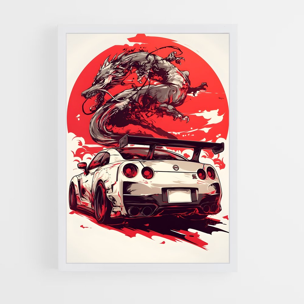 ap-gt-r nismo-7 cadre Blanc