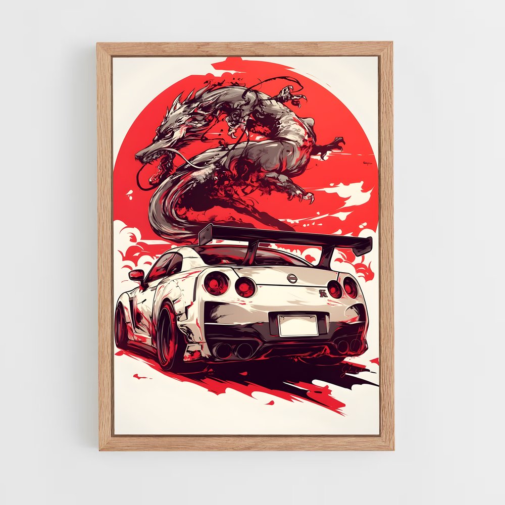ap-gt-r nismo-7 cadre Bois clair